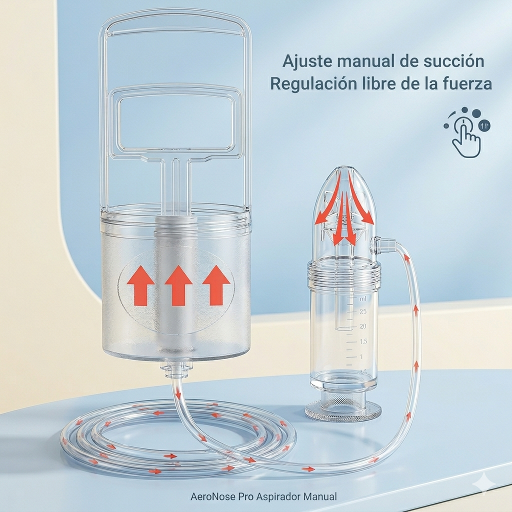 Alivio Nasal al Instante - Aspirador Silencioso para Bebé